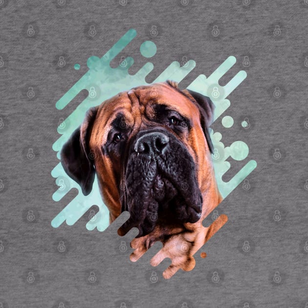 Bullmastiff dog by Nartissima